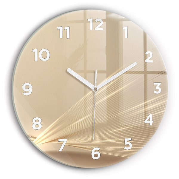 Orologio rotondo Luce astratta