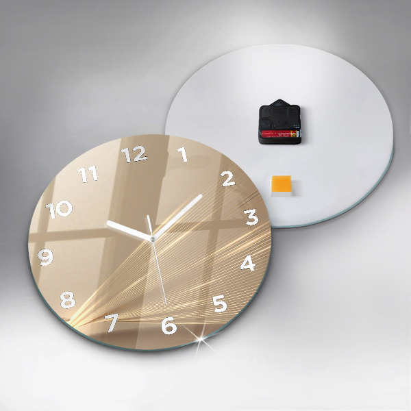 Orologio rotondo Luce astratta