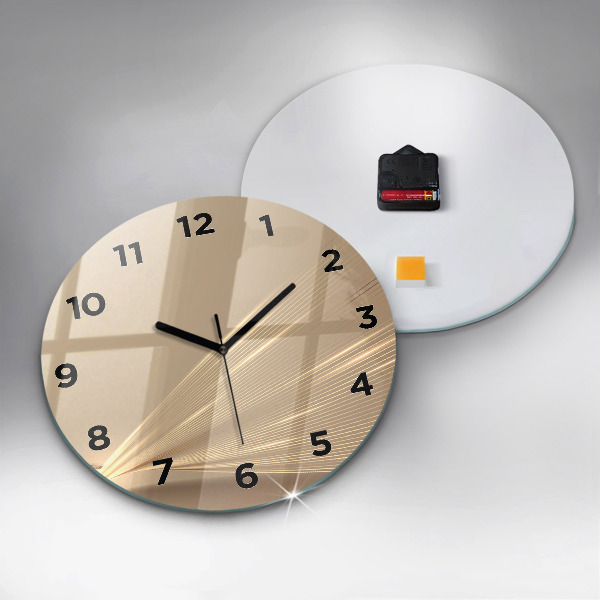 Orologio rotondo Luce astratta