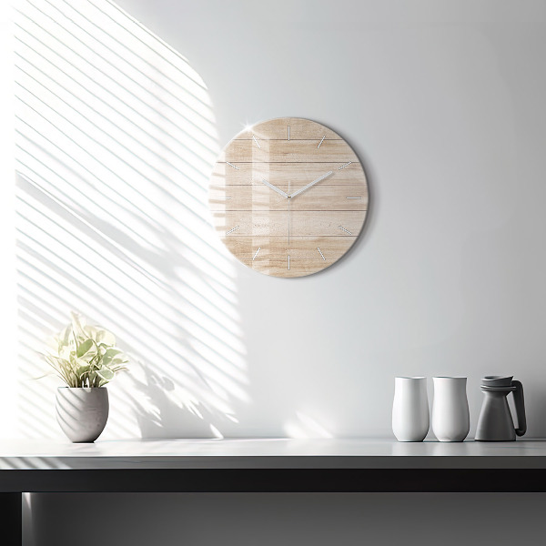 Orologio rotondo Struttura in legno