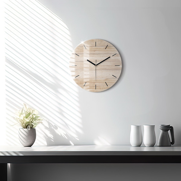 Orologio rotondo Struttura in legno