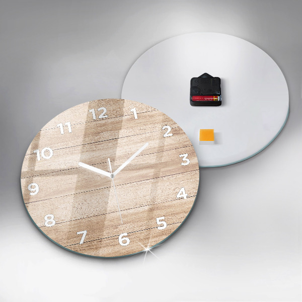 Orologio rotondo Struttura in legno