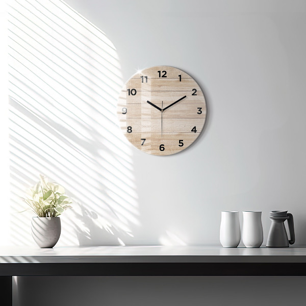 Orologio rotondo Struttura in legno