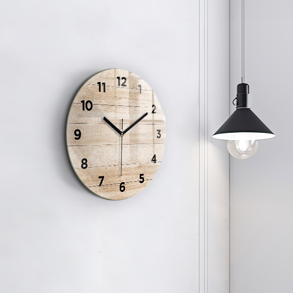 Orologio rotondo Struttura in legno