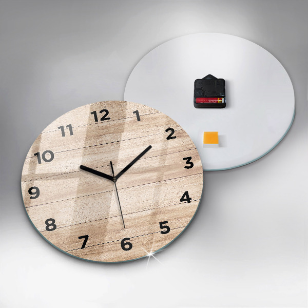 Orologio rotondo Struttura in legno