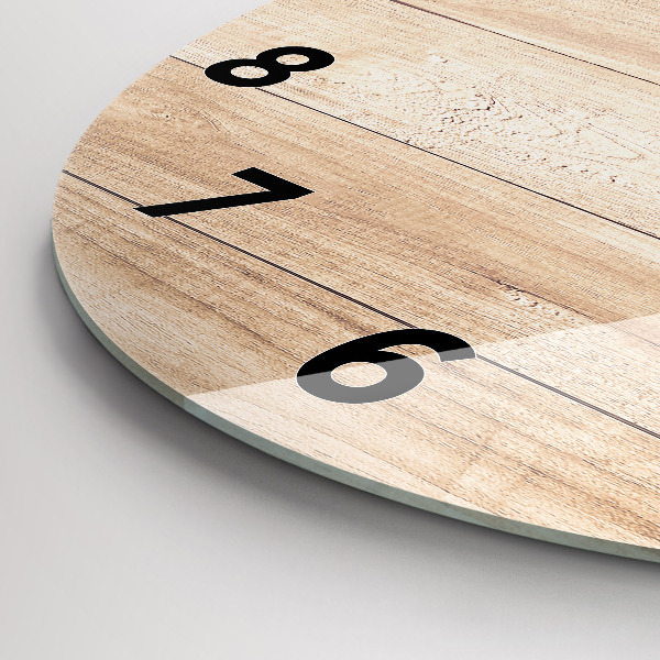 Orologio rotondo Struttura in legno