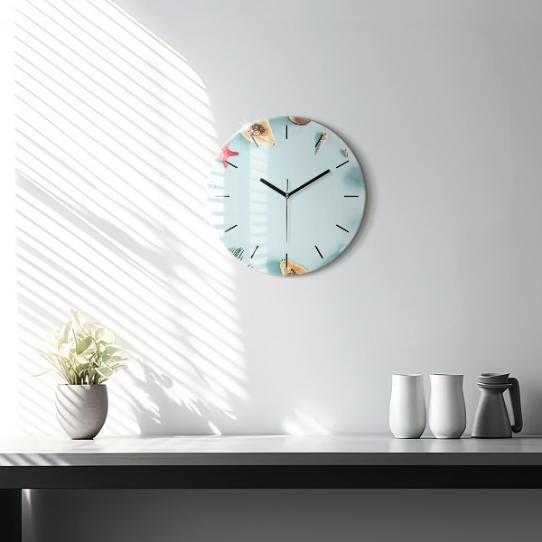 Orologio rotondo Composizione estiva
