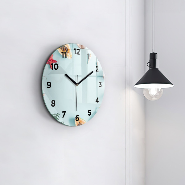Orologio rotondo Composizione estiva
