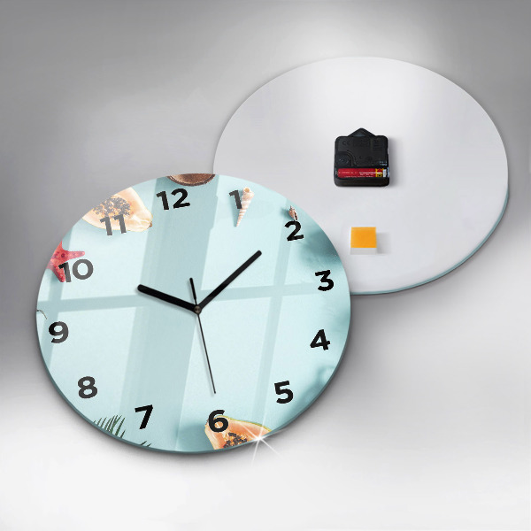 Orologio rotondo Composizione estiva