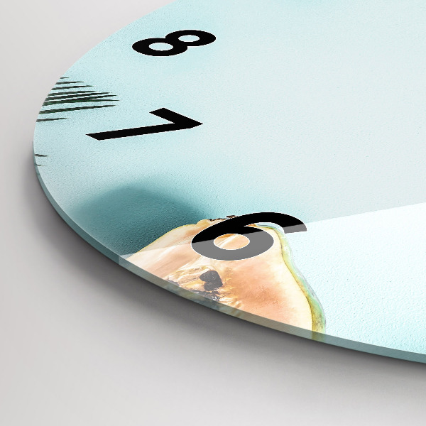 Orologio rotondo Composizione estiva
