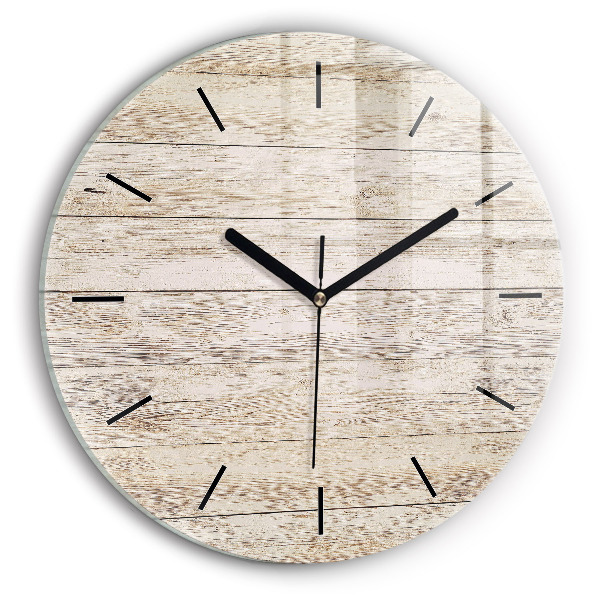Orologio rotondo Pannelli in legno