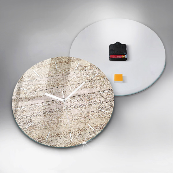 Orologio rotondo Pannelli in legno