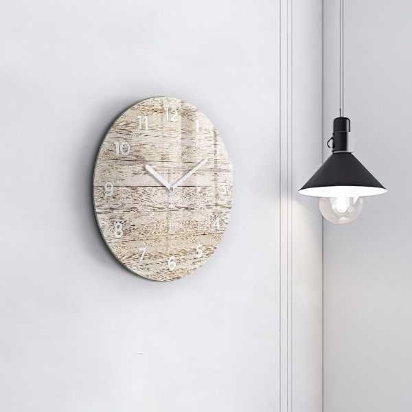 Orologio rotondo Pannelli in legno