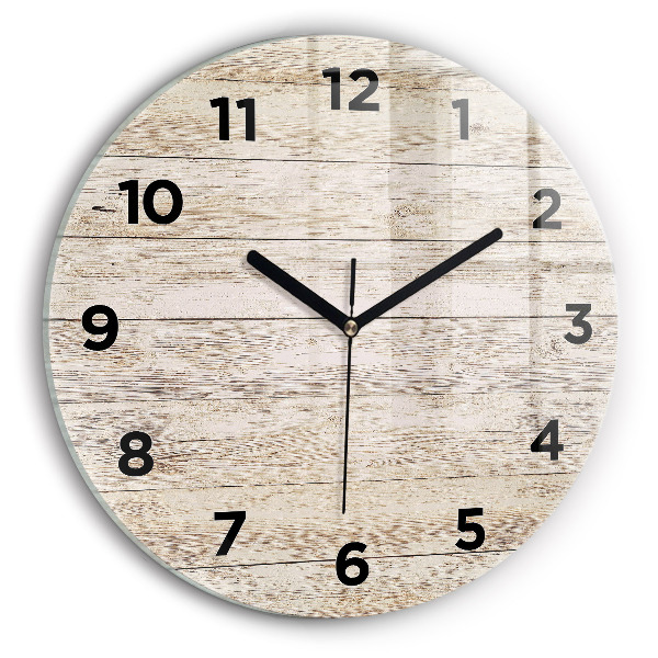 Orologio rotondo Pannelli in legno