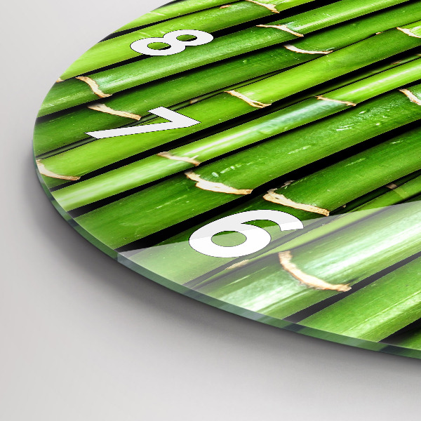 Orologio rotondo Bambù asiatico