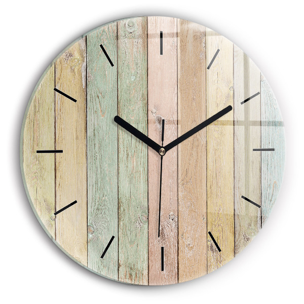 Orologio rotondo Tavole colorate