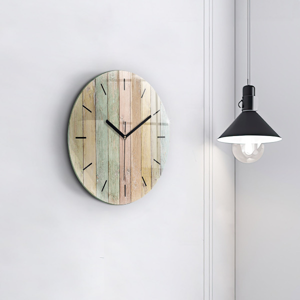 Orologio rotondo Tavole colorate