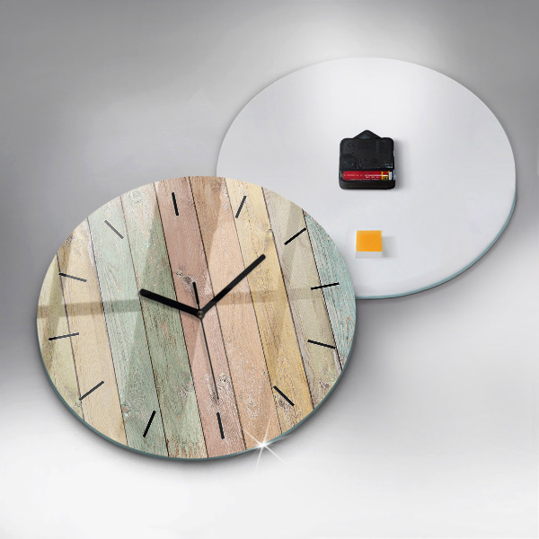 Orologio rotondo Tavole colorate