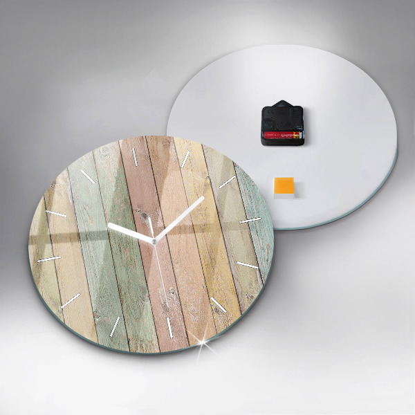 Orologio rotondo Tavole colorate