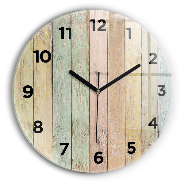 Orologio rotondo Tavole colorate