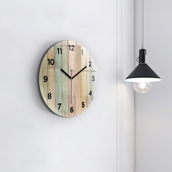 Orologio rotondo Tavole colorate