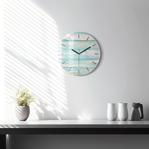 Orologio rotondo Tavole blu