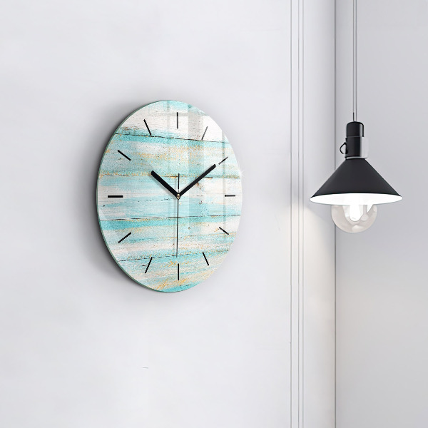 Orologio rotondo Tavole blu