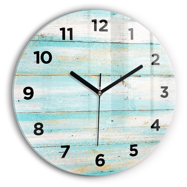 Orologio rotondo Tavole blu