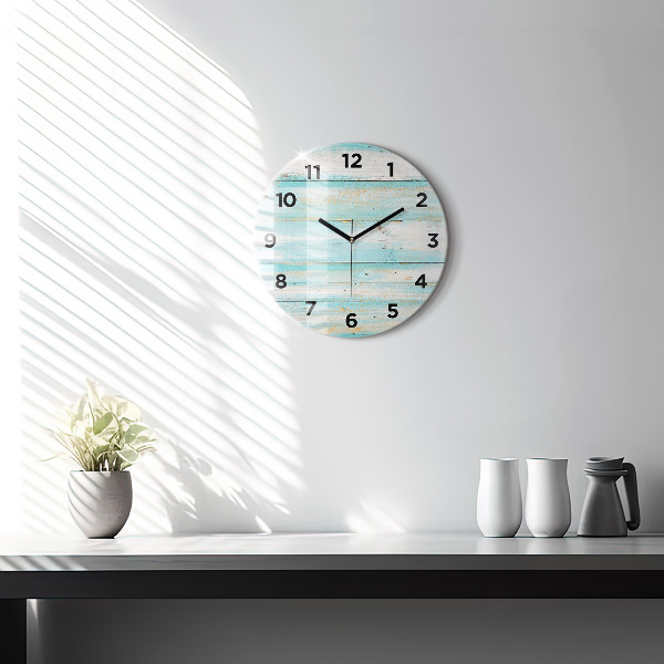 Orologio rotondo Tavole blu