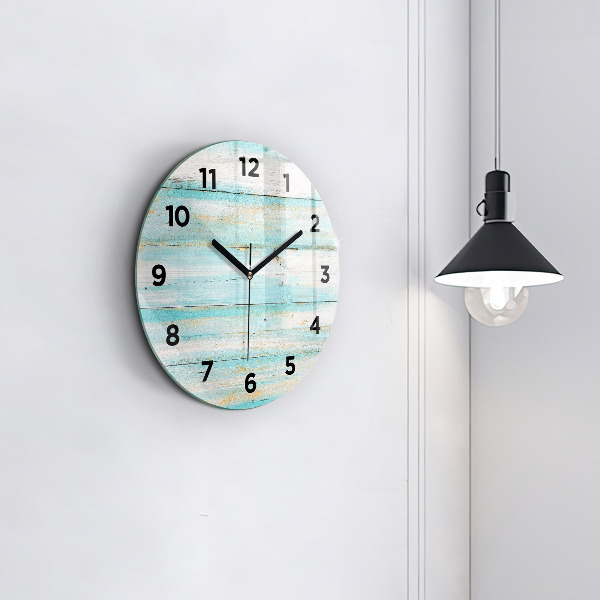 Orologio rotondo Tavole blu
