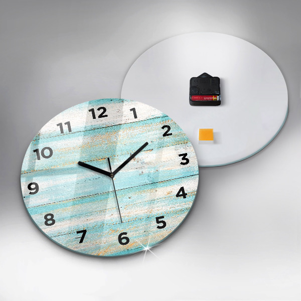 Orologio rotondo Tavole blu