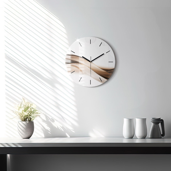 Orologio rotondo Linea di astrazione