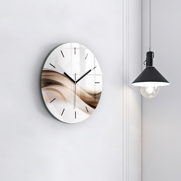 Orologio rotondo Linea di astrazione