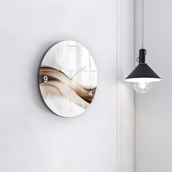 Orologio rotondo Linea di astrazione