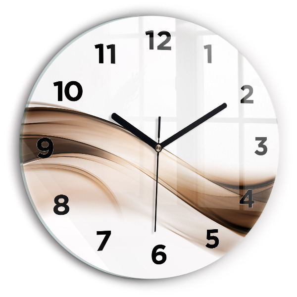 Orologio rotondo Linea di astrazione