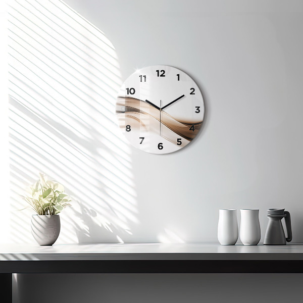 Orologio rotondo Linea di astrazione