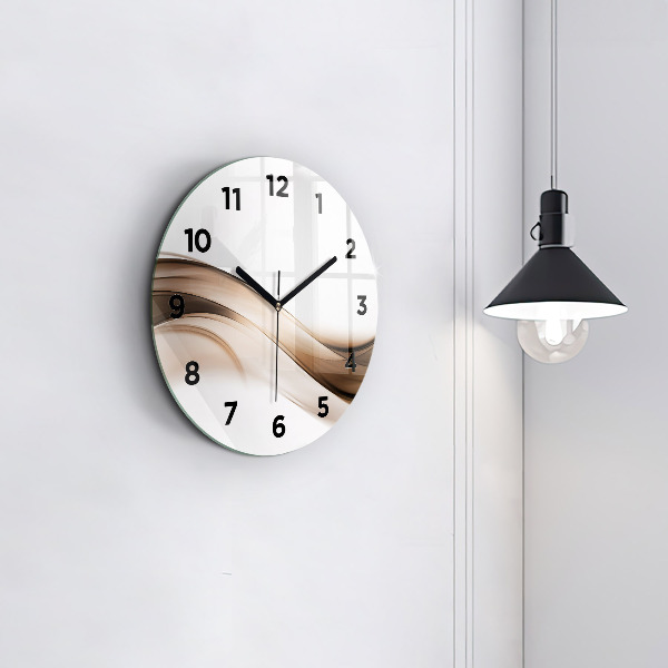 Orologio rotondo Linea di astrazione