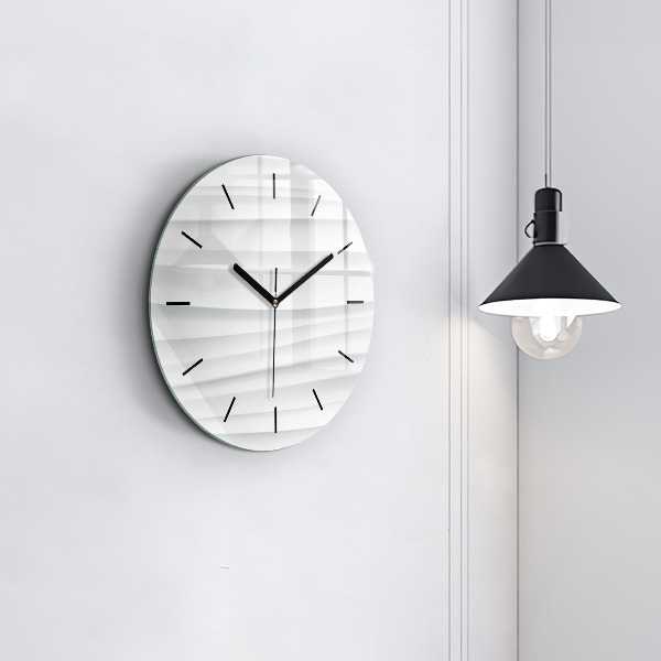 Orologio rotondo Trama delle onde