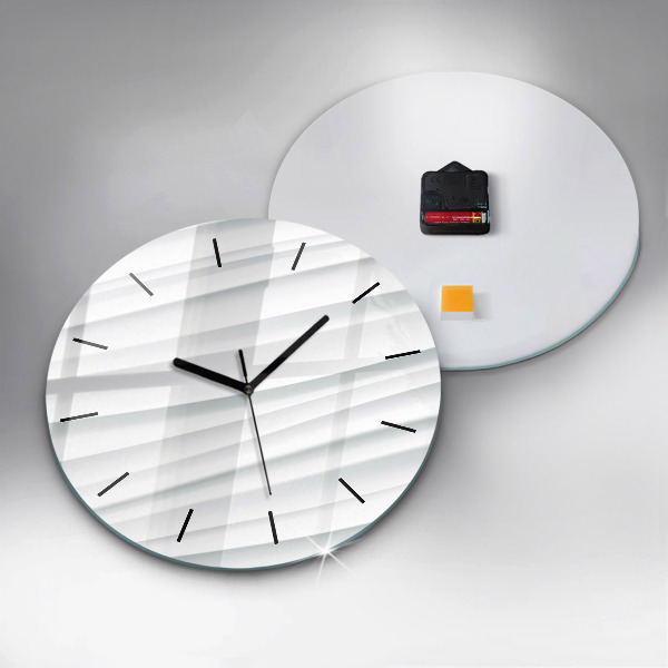Orologio rotondo Trama delle onde