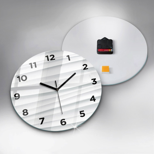 Orologio rotondo Trama delle onde