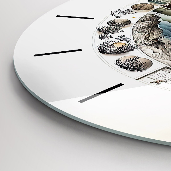 Orologio rotondo in vetro Orologio astronomico