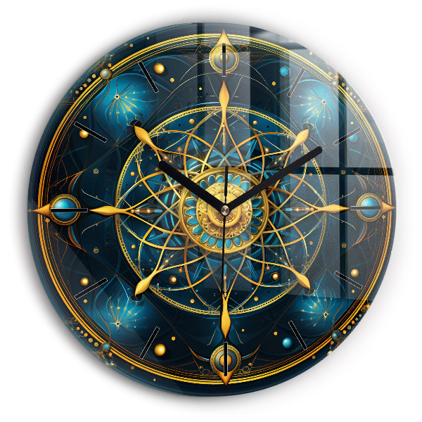 Orologio rotondo in vetro Orologio oroscopo