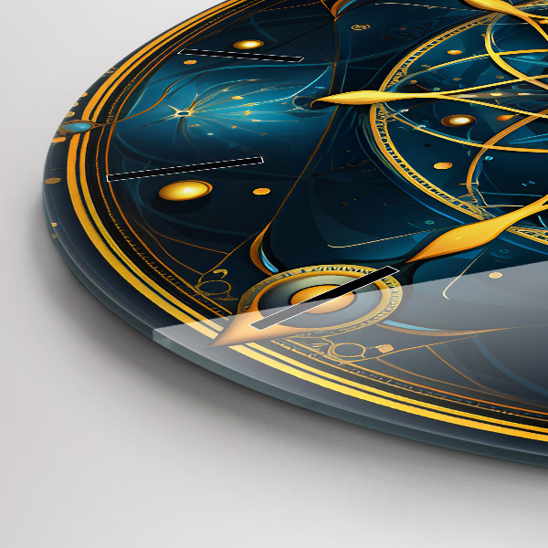 Orologio rotondo in vetro Orologio oroscopo