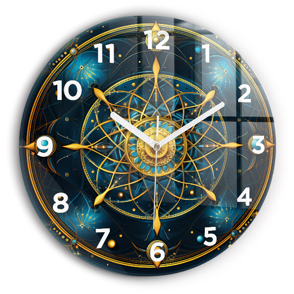 Orologio rotondo in vetro Orologio oroscopo