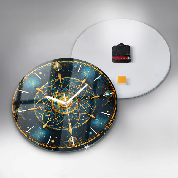 Orologio rotondo in vetro Orologio oroscopo