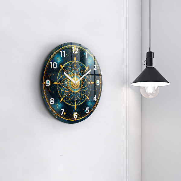 Orologio rotondo in vetro Orologio oroscopo