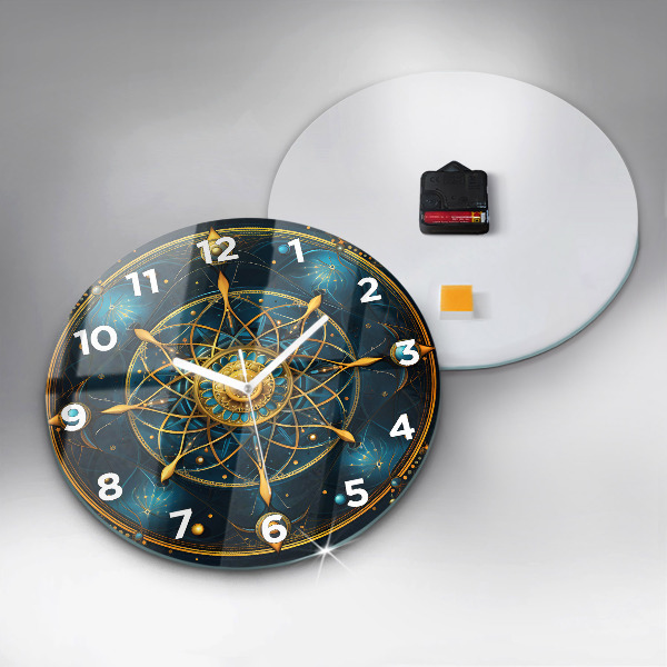 Orologio rotondo in vetro Orologio oroscopo