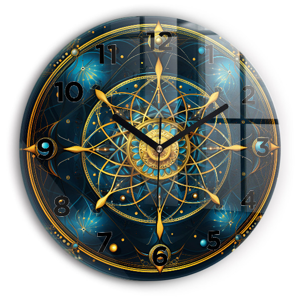 Orologio rotondo in vetro Orologio oroscopo