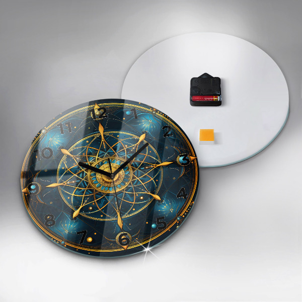 Orologio rotondo in vetro Orologio oroscopo