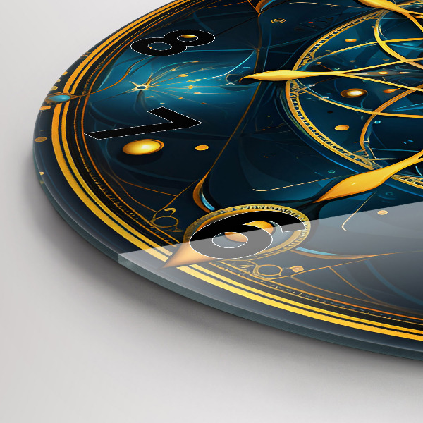 Orologio rotondo in vetro Orologio oroscopo